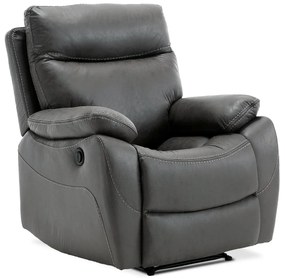 Relax kreslo s elektrickým polohovanim MULLEN GREY