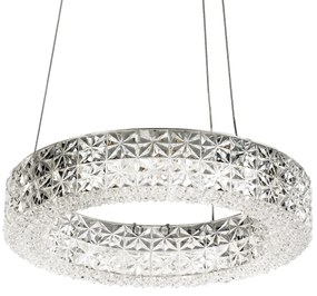 Toolight Toolight, LED závesné osvetlenie 28cm, 12W, 4000K, MS003-CP, chrómová, OSW-09613