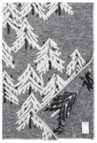 Vlnená deka Kuusi 130x200, sivá