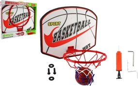 Basketbalový kôš s loptou