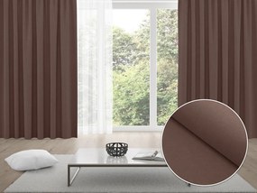 Biante Zatemňovací záves Blackout BKS-409 Čokoládovo hnědý - šírka 140 cm 140x160 cm