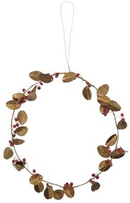 House Doctor Dekoratívny veniec Auric Golden 20 cm