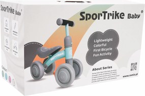 Ramiz Prvý detský krosový bicykel PettyTrike Zelený 4-kolesový SporTrike