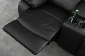 Sedacia súprava Relax 39474 Hollywood 2-sedenie Čierna - Komfort-nábytok