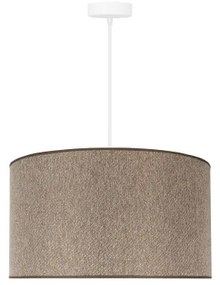 Duolla - Luster na lanku ROLLER ECO RECYCLING 1xE27/15W/230V pr. 45 cm hnedá