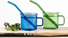 Hrnček Glass 0,35l, modrý