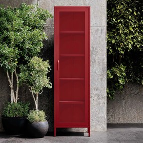 Vitrína LUIGI, 500 x 1800 x 350 mm, Modern: červená