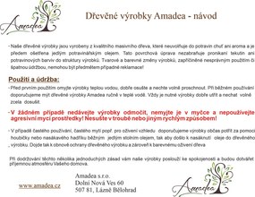AMADEA Drevená miska mozaika v tvare orecha s luskáčikom, masívne drevo, 2 druhy drevín, 28x23x4,5 cm