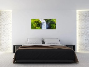Obraz - Vodopád Skogafoss (120x50 cm)