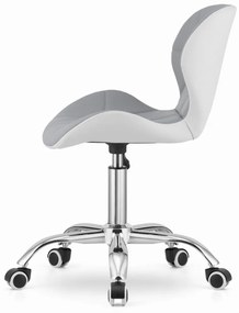 SUPPLIES AVOLA otočná kancelárska stolička - šedá/biela