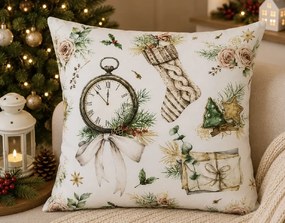 INTERMEDIC SK Obliečka na vankúš Christmas Time 40x40 cm – 1+1 ZADARMO