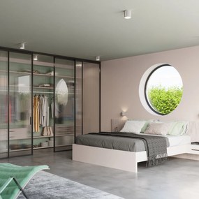 Nástenné svietidlo Inez, 1x sivé kovové tienidlo