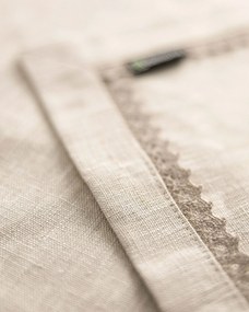 Čipkový bežec  farba produktu béžová látka zapletaná