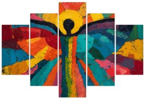 Obraz - Maľovaný anjel (150x105 cm)