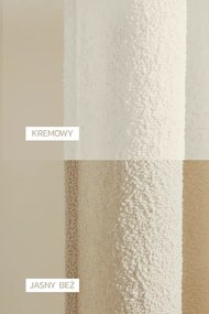 Záves na riasiacu pásku DREAMY BOUCLE krémový Rozmer: 140x270 cm
