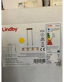 Lindby Lindby - LED Stmievateľný luster na lanku CERSEI 4xLED/4,8W/230V LW1076