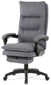 BONTEC Kancelárske kreslo, hojdací mechanizmus, šedá látka, KA-Y350 GREY Farba: Strieborná