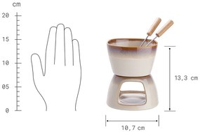 AU CHOCOLAT Mini-fondue na čokoládu s reaktívnou glazúrou