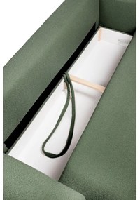 Zelená rozkladacia pohovka z textílie buklé 247 cm Quinoa – Bonami Selection