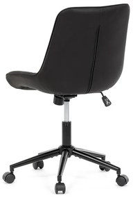 Autronic BONTEC Pracovná stolička, výškovo nastaviteľná, čierna látka, KA-V3120 BK3 Farba: Čierna