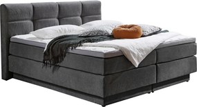 XXXLutz BOXSPRINGOVÁ POSTEĽ, 160/200 cm, sivá Carryhome - Online Only spálne - 002157034102