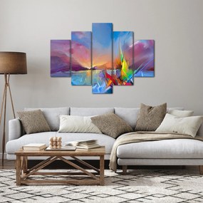 Obraz - Západ slnka (150x105 cm)