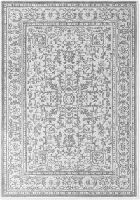 NORTHRUGS, Kusový koberec Duet Kona 106249 White/Gray - na von aj na doma, 120x170, šedá, chodba / predsieň