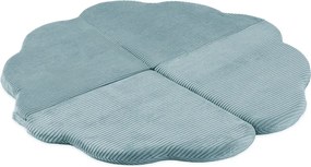 Kvetinová podložka 115x115x5cm, modrá, prémiový menčester