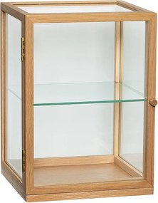 Vitrína v dekore duba v prírodnej farbe 30x42x30 cm Poetic – Hübsch
