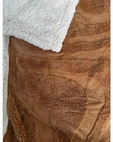 Luxusná baránková deka z mikroplyšu NESTIVE béžová Rozmer: 200 x 230 cm