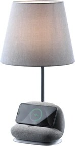 Immax 09109L - LED stmievateľná stolná lampa s bezdrôtovým nabíjaním Qi SOFA LED/6W/230V sivá