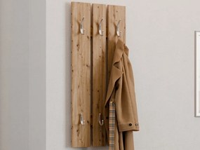 Šatníkový  panel na stenu Panelo, dub artisan