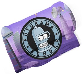 Sablio Deka Futurama Bender Planéta s vysielačmi - 190x140 cm