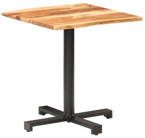 Bistro stolík s nepravidelnými hranami 70x70x75 cm akáciový masív 320300
