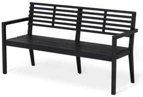 Záhradná lavica s opierkami rúk