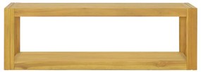 vidaXL Nástenná kúpeľňová skrinka 110x45x35 cm masívne tíkové drevo