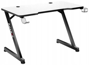 Moderný herný stôl v elegantnej bielej farbe