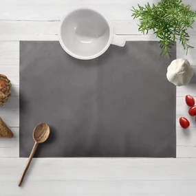 Biante Zamatové prestieranie na stôl Velvet Prémium SVP-017 Tmavo sivé 30x40 cm