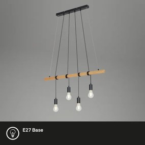 Briloner 4015045 - Luster na lanku 4xE27/25W/230V
