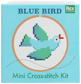 Kreatívna súprava Cross-stitch Kit Blue Bird – Rex London