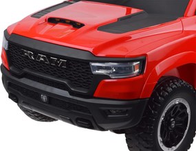 JOKOMISIADA Elektrické auto na batériu RAM Pickup pre deti 4x4 + diaľkové ovládanie červené PA0322