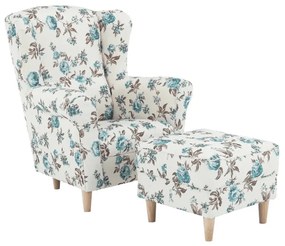 Kreslo s taburetom ASTRID Tempo Kondela