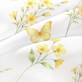 Goldea dekoračná obliečka na vankúš - žltá lúka 45 x 45 cm