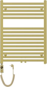 Mexen Hades, elektrické vykurovacie teleso 800 x 600 mm, 600 W, zlatá lesklá, W104-0800-600-2600-50