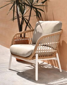 Záhradná zostava Malta: rohová pohovka, kreslo a 2 stolíky (pre 6 osôb)