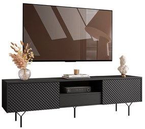 TV STOLÍK KAREEM ČIERNY 180 cm