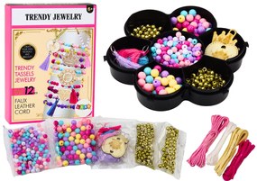 LEAN TOYS Súprava na výrobu náramkov s príveskami