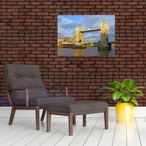 Sklenený obraz - Tower Bridge (70x50 cm)
