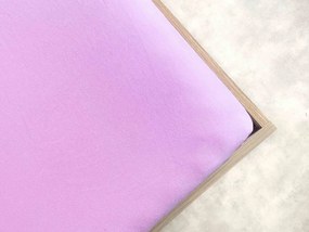 Jersey plachta do postieľky s elastanom Deluxe 60 x 120 cm – ružová