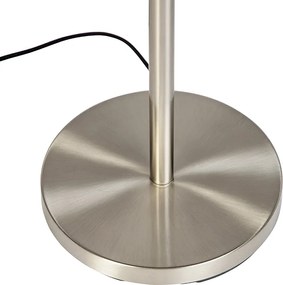 Moderná stojaca lampa oceľ bez tienidla - Simplo